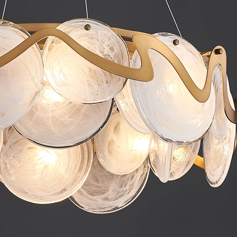 Post-modern minimalist living room chandelier light luxury restaurant bedroom lighting creative crystal lamps | Лампы и освещение