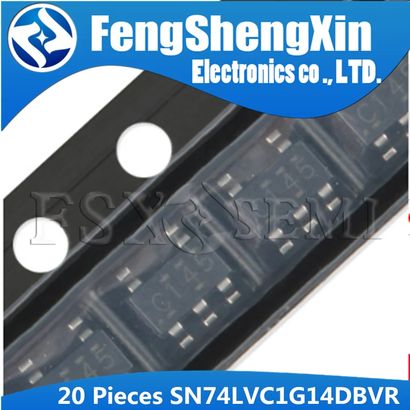 20 шт./лот SN74LVC1G14DBVR C14 C14F C145 SOT23 5 SCHMITT TRIGGER инвертор|Интегральные схемы| |