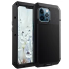 Чехол-накладка для iPhone 13 Pro Max, 13 Mini, противоударный, металлический