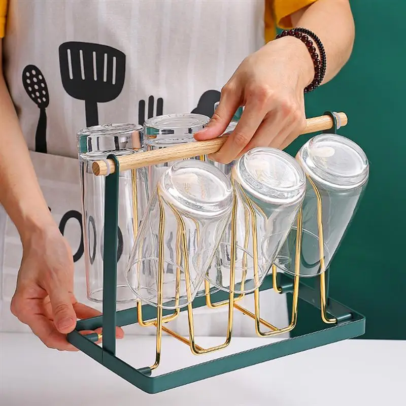 1Pc Durable Exquisite Portable Creative Useful Cup Drying Rack Draining | Дом и сад