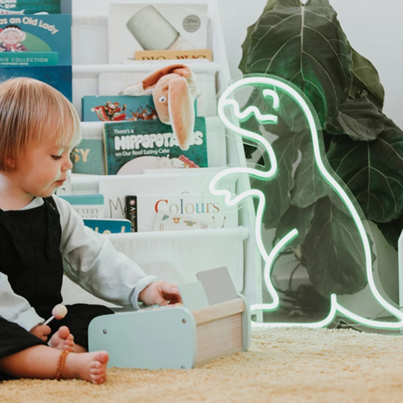 Lanpulux 3D светодиодный ночник с изображением животных, оленей, кошек, летучей мыши, Луны, снежинок, колокольчик, моделирующий неоновый светильник с USB батареей, декоративный светильник для спальни