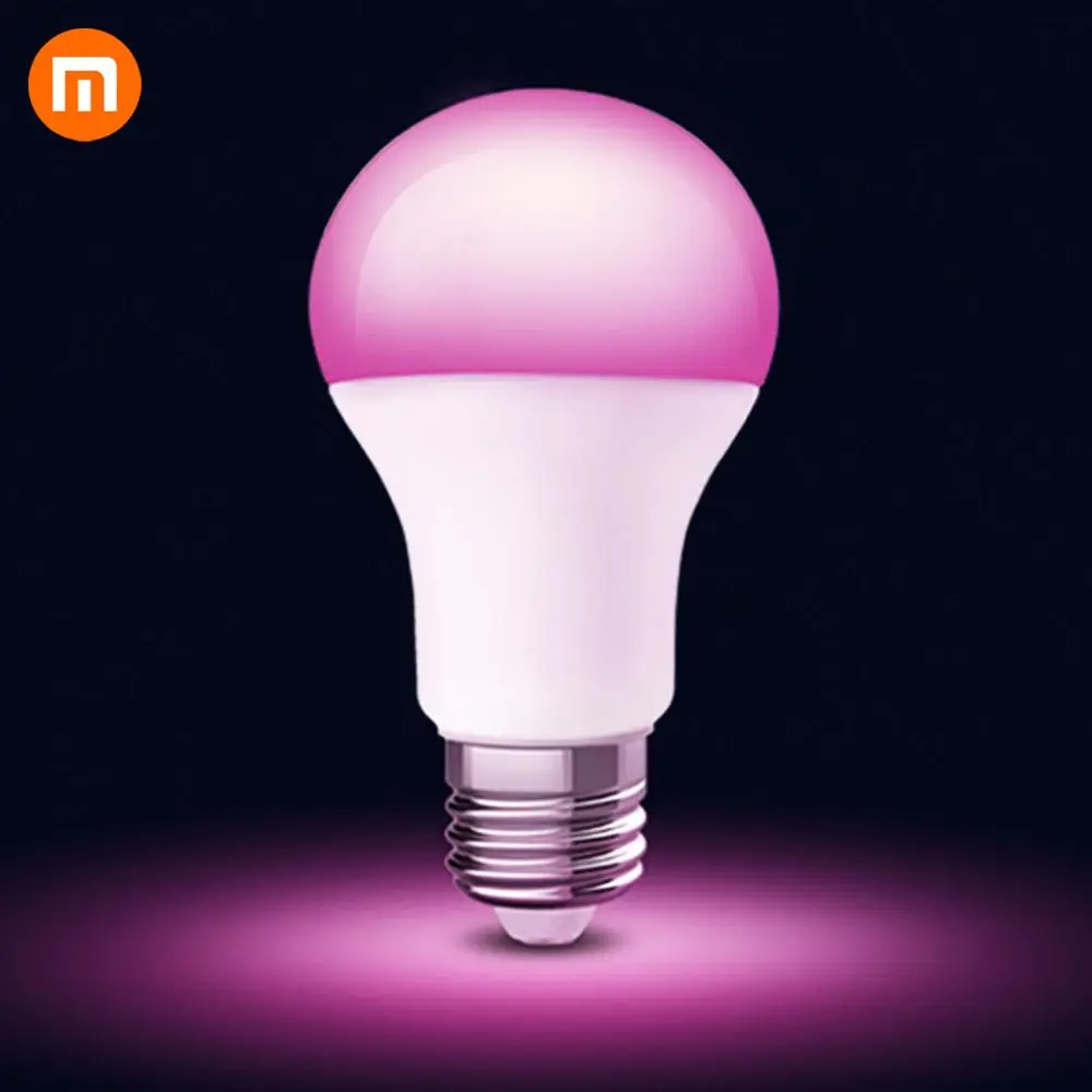 Xiaomi E27 LED Bulb Lights RGB Lamp Intelligent linkage Brighter Changeable Colorful Mijia APP Remote Control RGB LED Smart Lamp