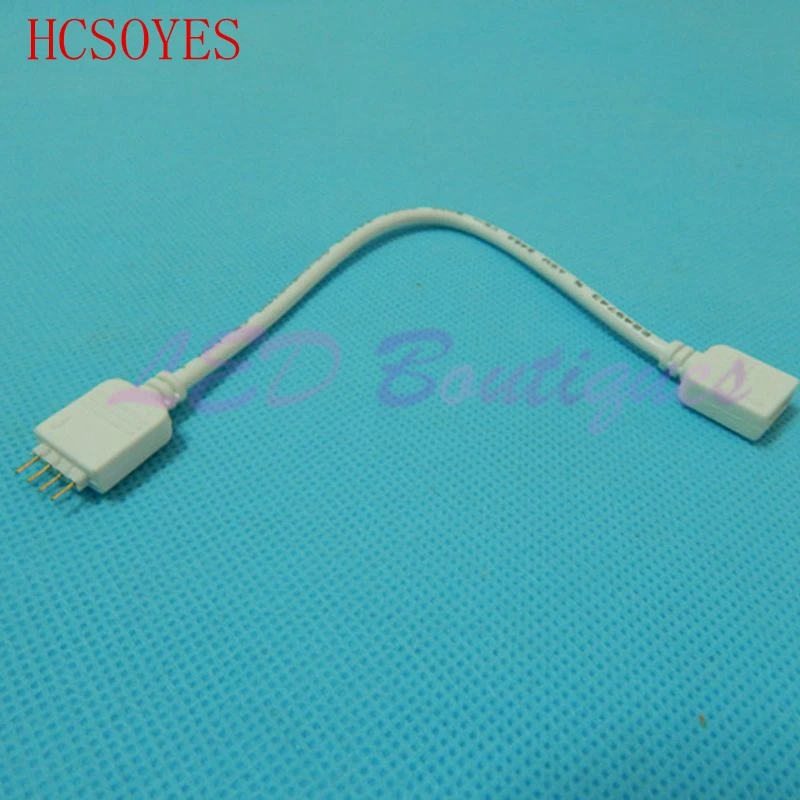 5 шт. 4 контактный Штекерный светодиодный разъем для 5050 smd RGB светодиодной ленты