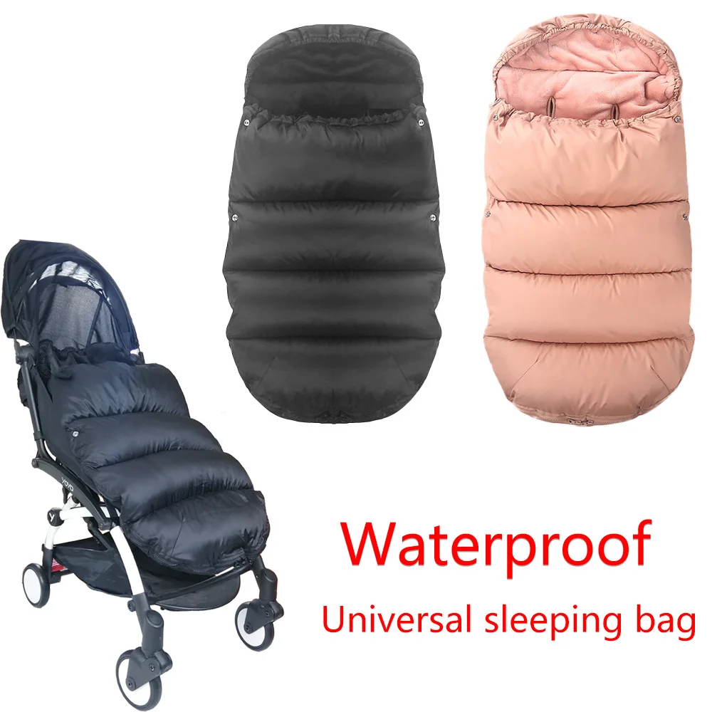 Универсальные зимние спальные мешки, плотный теплый спальный мешок, аксессуары для детской коляски, чехол для Yoya Yoyo чехол для ног в детскую ...