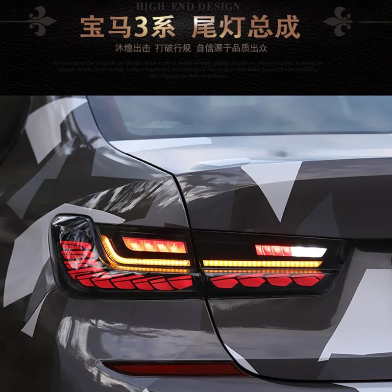 

Taillight Assembly For BMW 3 Series 2019-2021 G20 G28 M3 LED Taillamps M4 GTS Design 320 325i LED Sequential Turn Signal