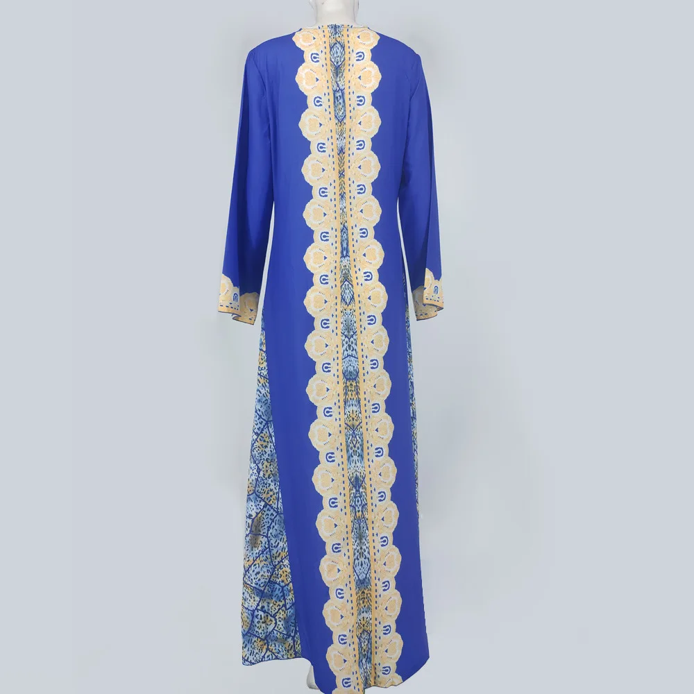 BUSHRA Printed Moroccan Caftan Dubai Muslim Dress Abaya Elegant Islamic Clothing Jelaba Eid Mubarak Djellaba Femme 2022 Winter |