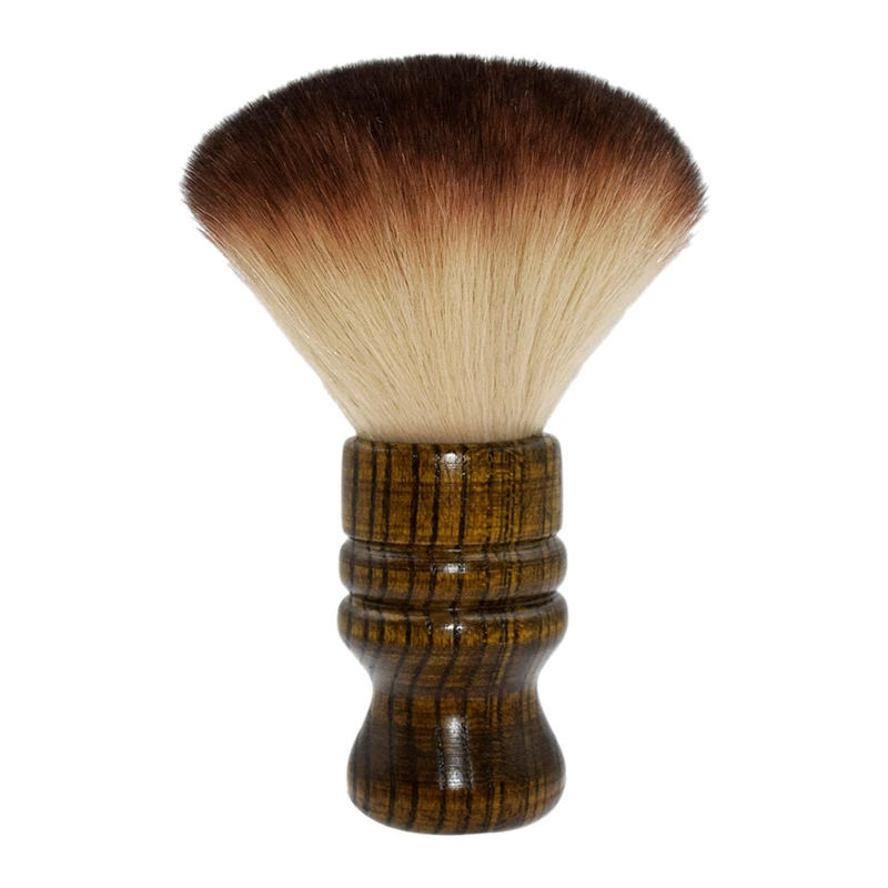 

Beech Man-Made Fiber Shaving Brush Beard Massage Brush Curved Wooden Men Beard and Beard Brush