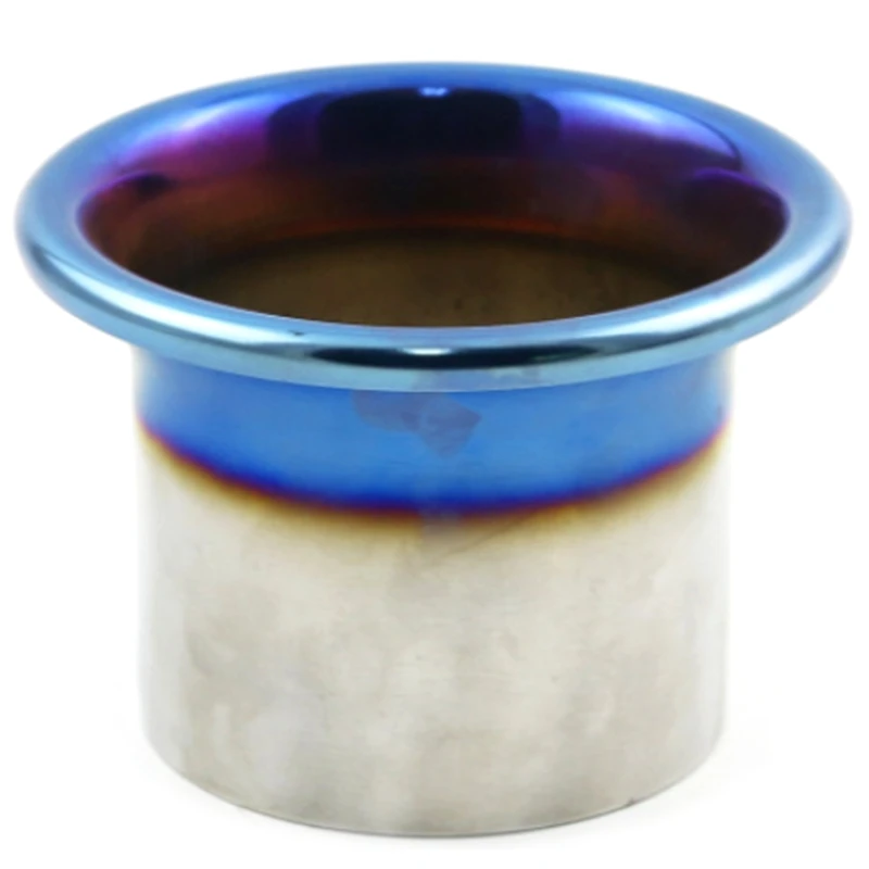 3 дюймовый JDM Титан синий холодного воздуха Системы стека комплект Turbo Horn набор