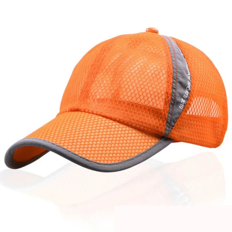 

XdanqinX Women Summer Mesh Cap Men's Ultra-thin Breathable Baseball Cap Adjustable size Couple Hat 2020 New Fashion Sports Caps