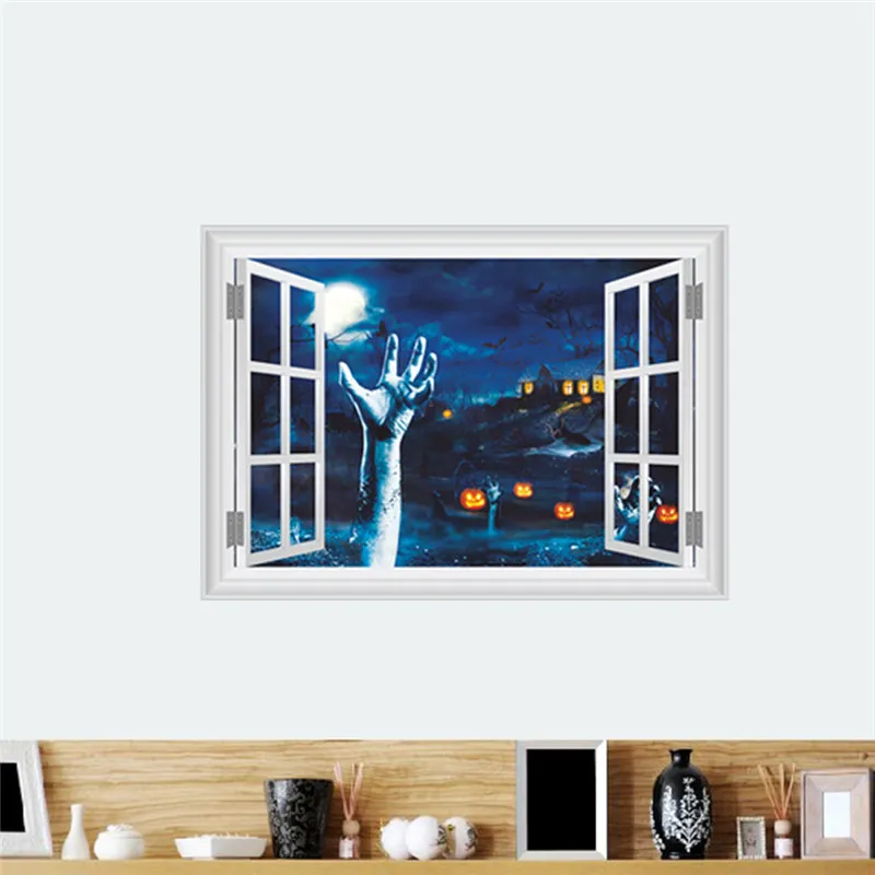 3d наклейки на стену в виде гробницы призрака лунного света|Наклейки стену| |