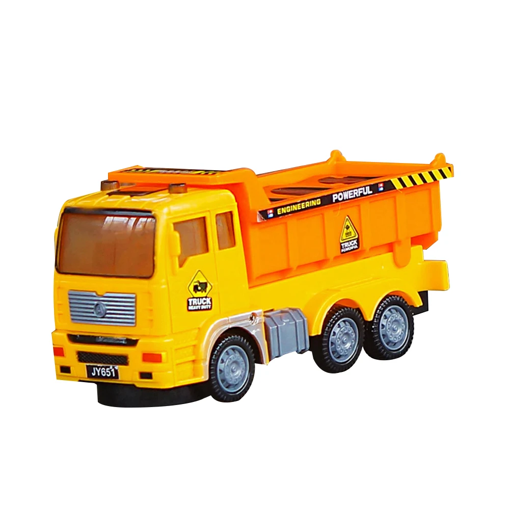1:43 Diecast Engineering Toy Multi-directional Lighting Oil Tanker Loader Mixer Truck Model Kids Electric Car Toy