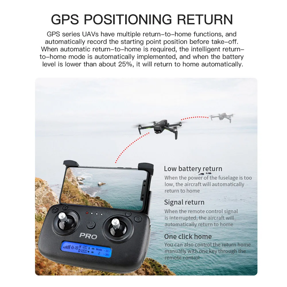 

Sg906 Pro2 Drone Quadcopter With 4k Hd Camera Gps Drone Wifi 3-axis Anti-shake Gimbal Professional Brushless Rc Dron#g40