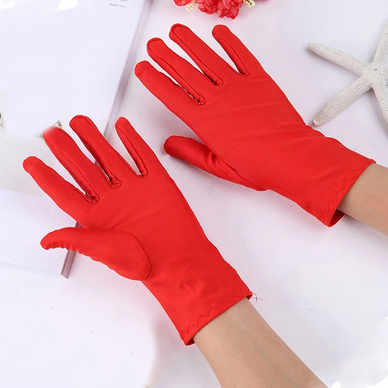 Перчатки для выступлений из спандекса мужчин и женщин солнцезащитные тонкие