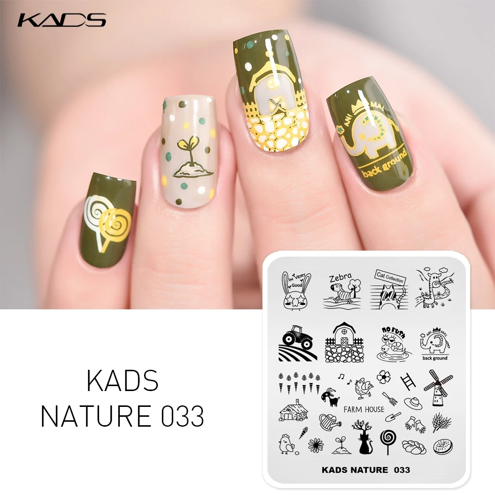 Штамп для дизайна ногтей пластина стемпинга с рисунком кролика зебры жирафа