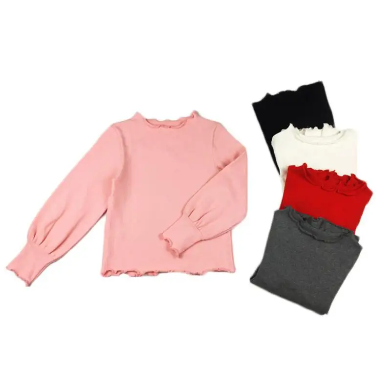 

Новинка 2020, весенне-осенняя хлопковая рубашка с длинным рукавом для маленьких девочек, детские топы, детская одежда, мягкие удобные повседн...