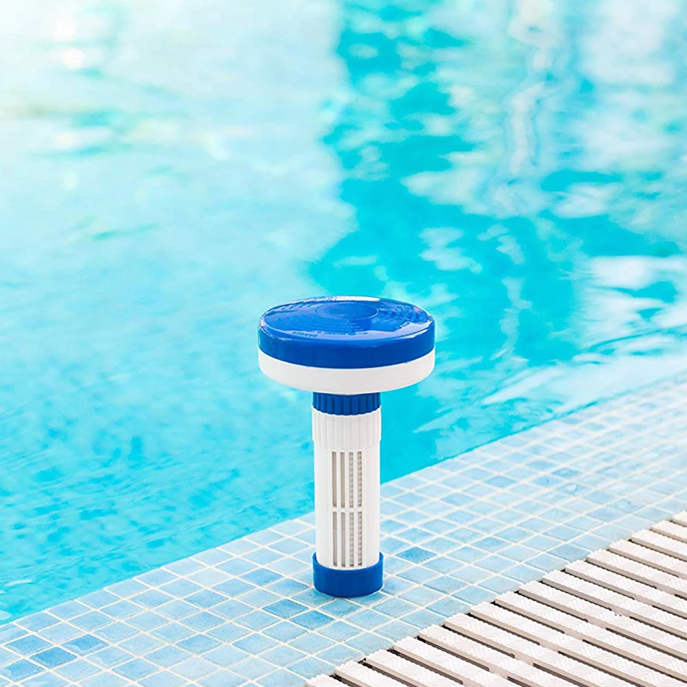 Регулируемый Бассейн горячая ванна спа плавающий таблеток дезинфекция коробка