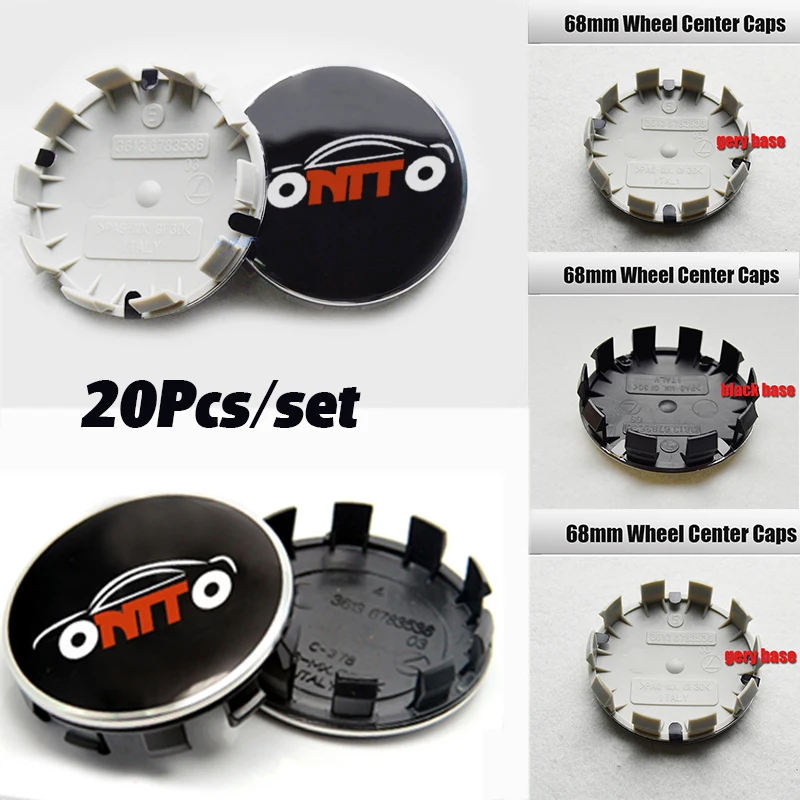 

Car Wheel Center Hub caps Rim Caps Logo Emblem For bmw E90 F10 F30 F15 E63 E64 E65 E86 E89 E85 E91 E92 E93 F02 20pcs 68mm 10pins