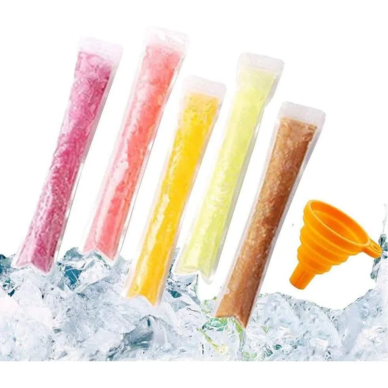 

10/50/130PCS Ice Popsicle Molds Bags Disposable Candy Tube Zip-Lock Pouch Freeze Pops Dropshipping