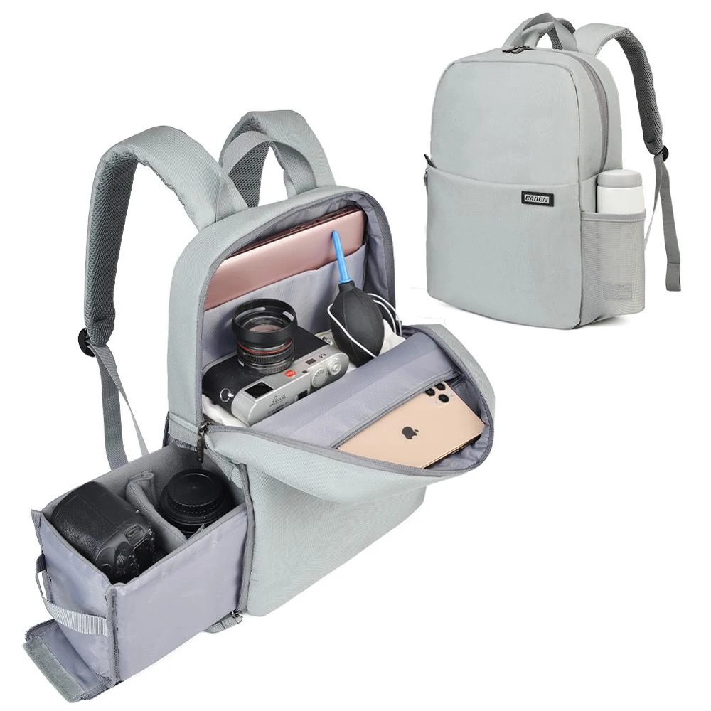 CADeN DSLR Camera рюкзаки профессиональные износостойкие большие сумки для Canon Nikon Sony Camera s Lens Laptop наружные дорожные сумки - изображение