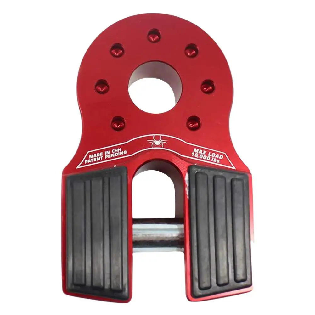 

Winch Shackle Mount Connector Winch Hook Rope Trailer Connector For Off-road Vehicles Aluminum Alloy Flat Link Shackle For Out