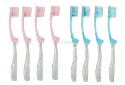 8pcs Folding Travel Toothbrushes Travel Soft Toothbrushes Independent Packaging Travel Standing Tourism Folding Sale