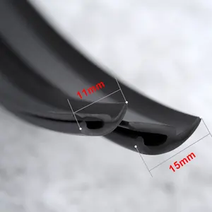 Резиновое уплотнение ветрового стекла 2 м спереди и сзади лобовое стекло люк прокладки уплотнения пыле уплотнительная лента для Авто приборной панели автомобиля лобового стекла