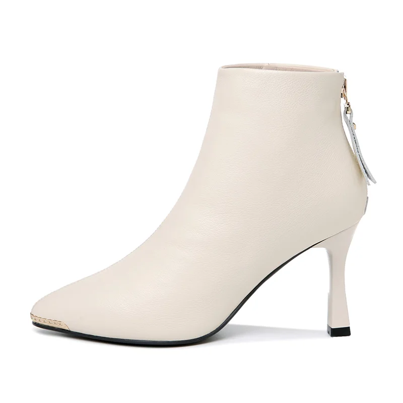 

Pointed Stiletto Boots, Back Zipper, Solid-Color Women'S Boots, Platform Women'S Shoes