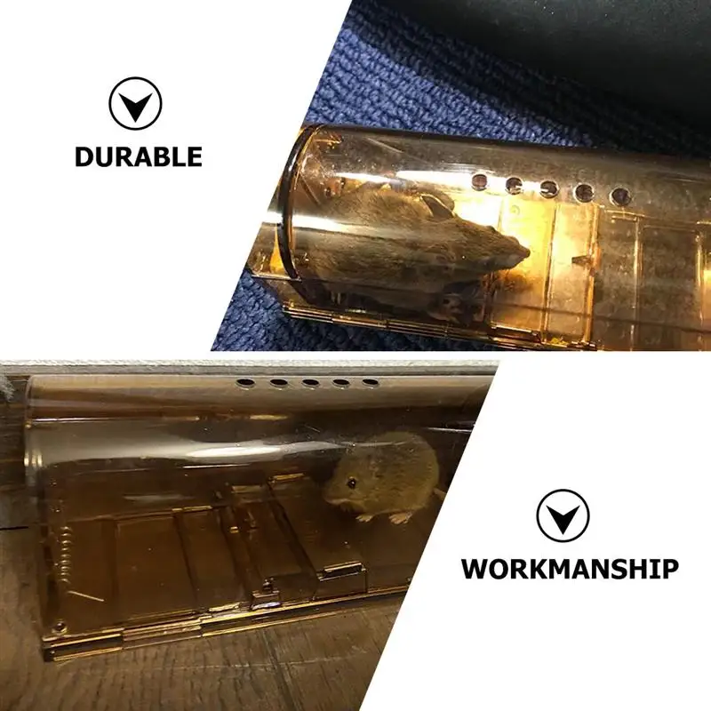 

1 Set Rat Trap Cage Catch Mice Rodent Control Catch Bait Home Durable Mouse Trap