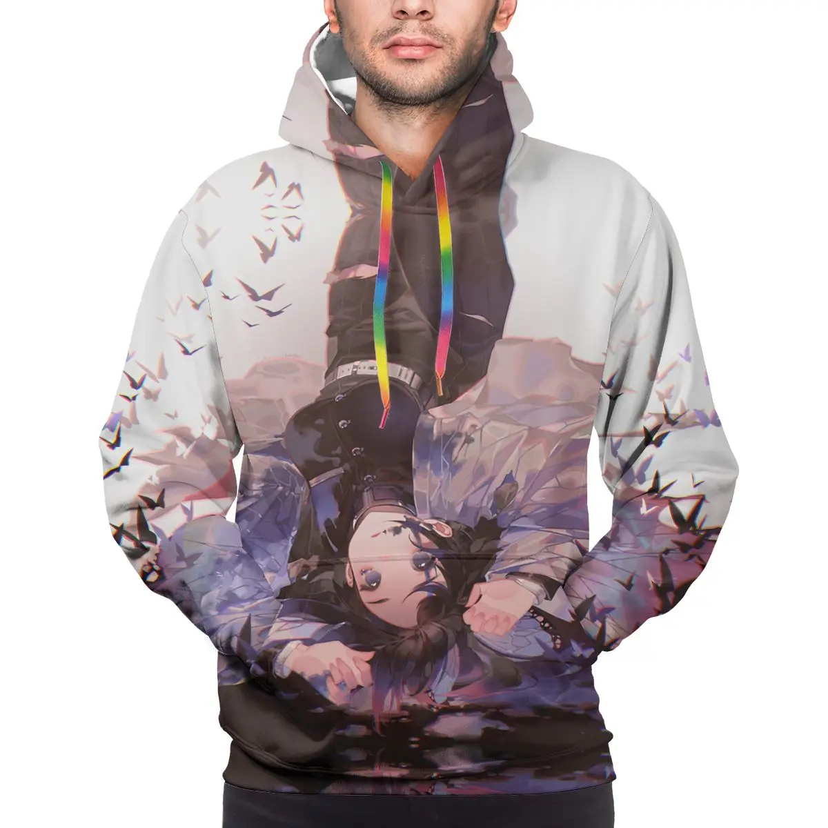 

man Custom Pattern clothes Hoodies Demon Slayer Sportswear Cosplay Daily For men and women Suitable Unisex Hoodie