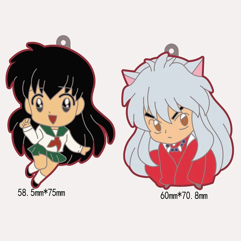Inuyasha брелок ПВХ фигурный брелок милая игрушка брелок для ключей подарки на день рождения Аниме Новинка
