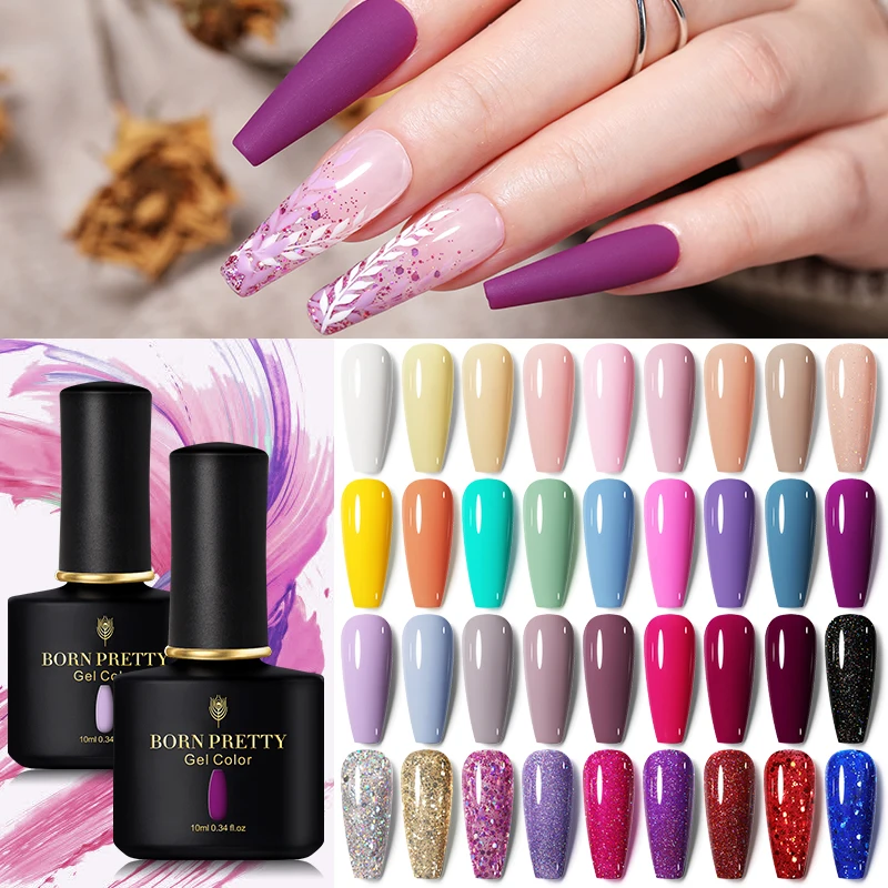 Гибридный полуперманентный базовый и верхний слой BORN PRETTY 10 мл с эффектом
