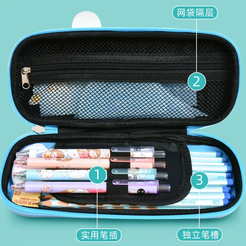 Чехол-накладка для карандашей детский большой емкости | Канцтовары офиса и дома