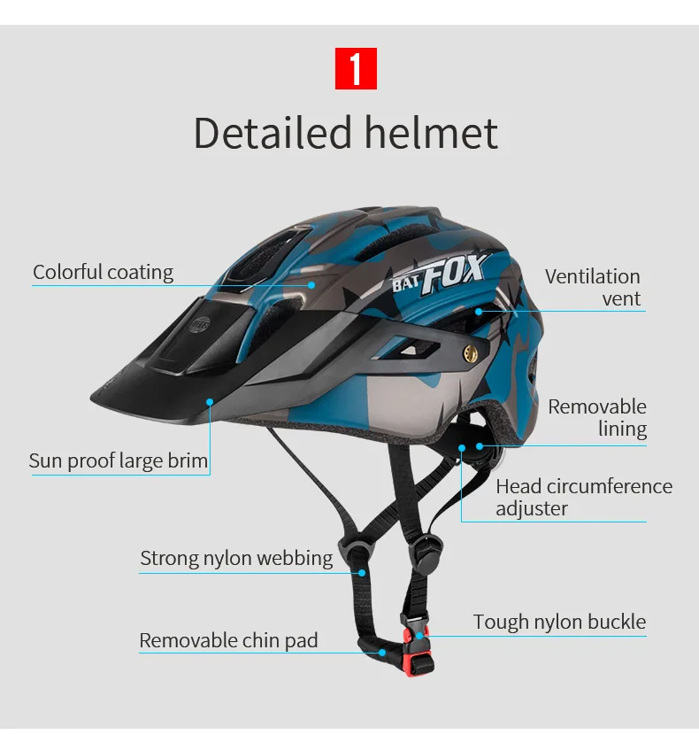 Batfox велосипедный шлем ультралегкий велосипедный шлем Casco Ciclismo интегрально-Формованный велосипедный шлем дорожный горный MTB шлем 56-62 см