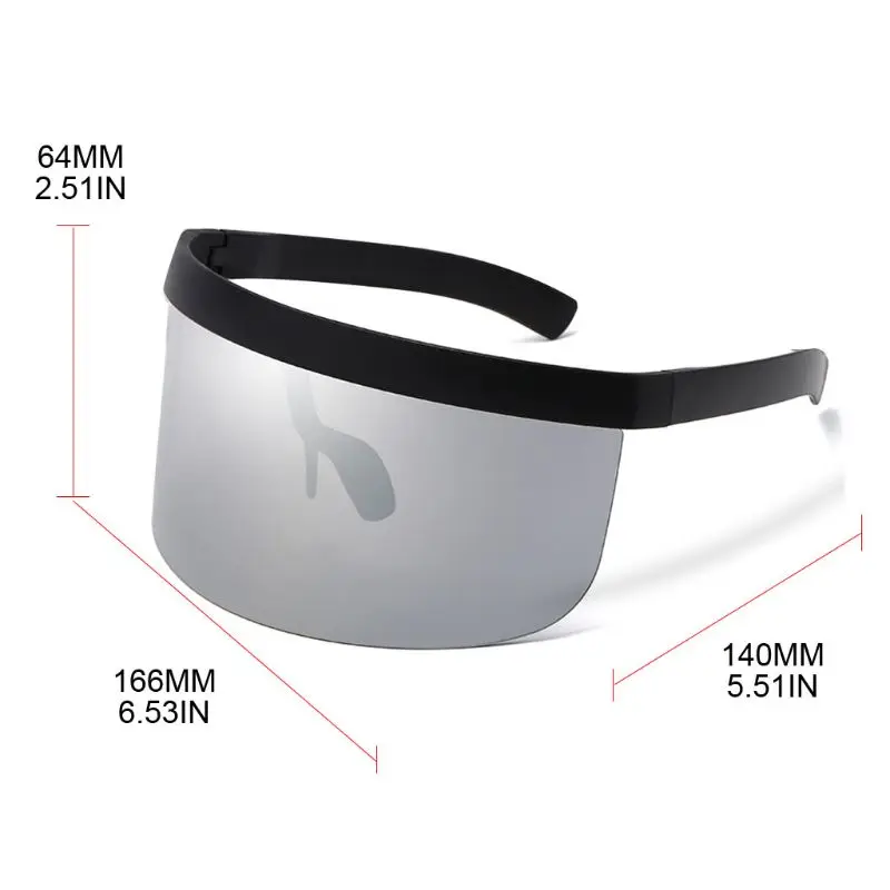 

Super Big Lens Anti-saliva Protective Sunglasses Fashionable Sun Glasses Outdoor Shade Anti-ultraviolet Riding Sunglasses