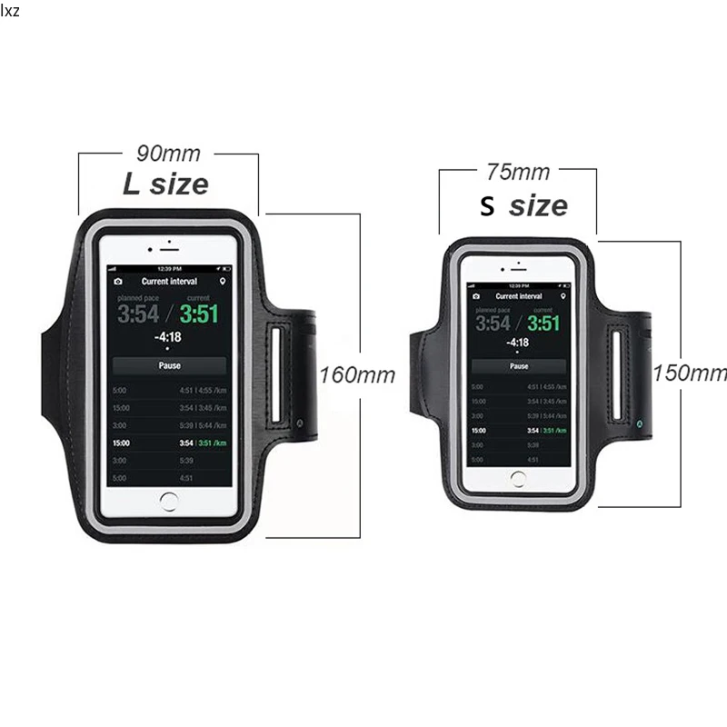 

Phone Running Case Telefoon Arm Band Exercise Case Mobile Bracelet Phone Holder Sport Brassard City Night Run For iPhone Samsung