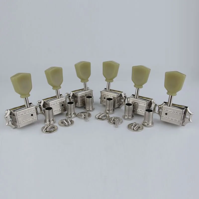 Колышки для гитары GUYKER Deluxe винтажные тюнинговые колышки lespaul никель в винтажном