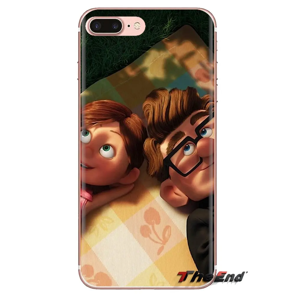 Карл и Элли мультфильм красоты для huawei P Smart Y6 P8 P9 P10 Plus Nova P20 Lite Pro Mini 2017 SLA-L02 SLA-L22 2i