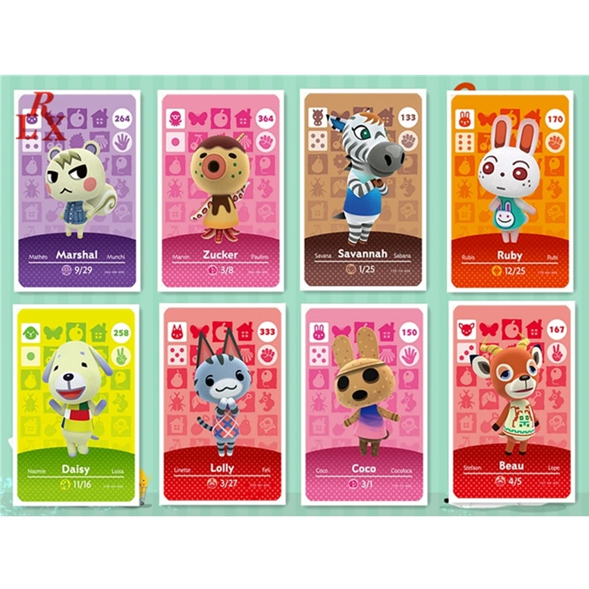 

Selected 16pcs Animal Croxxing ACNH NFC Game Tags Popularity Villagers Cards Ntag215 Coin Cards NS Switch WiiU 3DS Free Shipping
