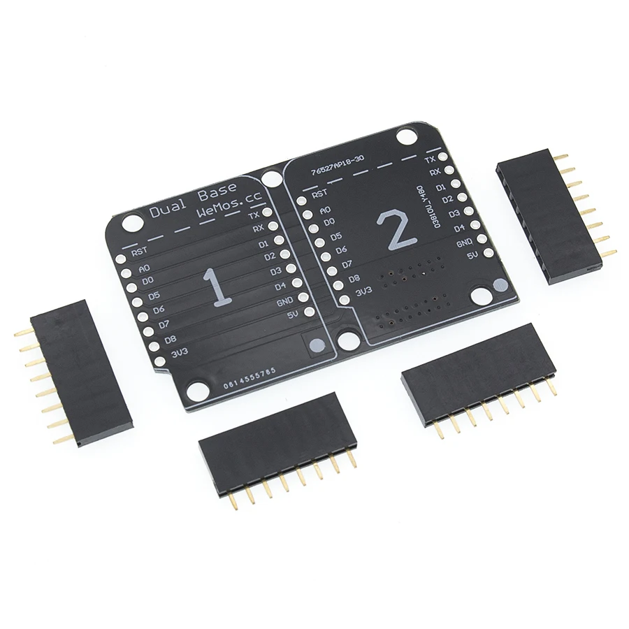 10 комплектов двойной разъем базовый щит для WeMos D1 Mini NodeMCU ESP8266 Diy PCB Плата