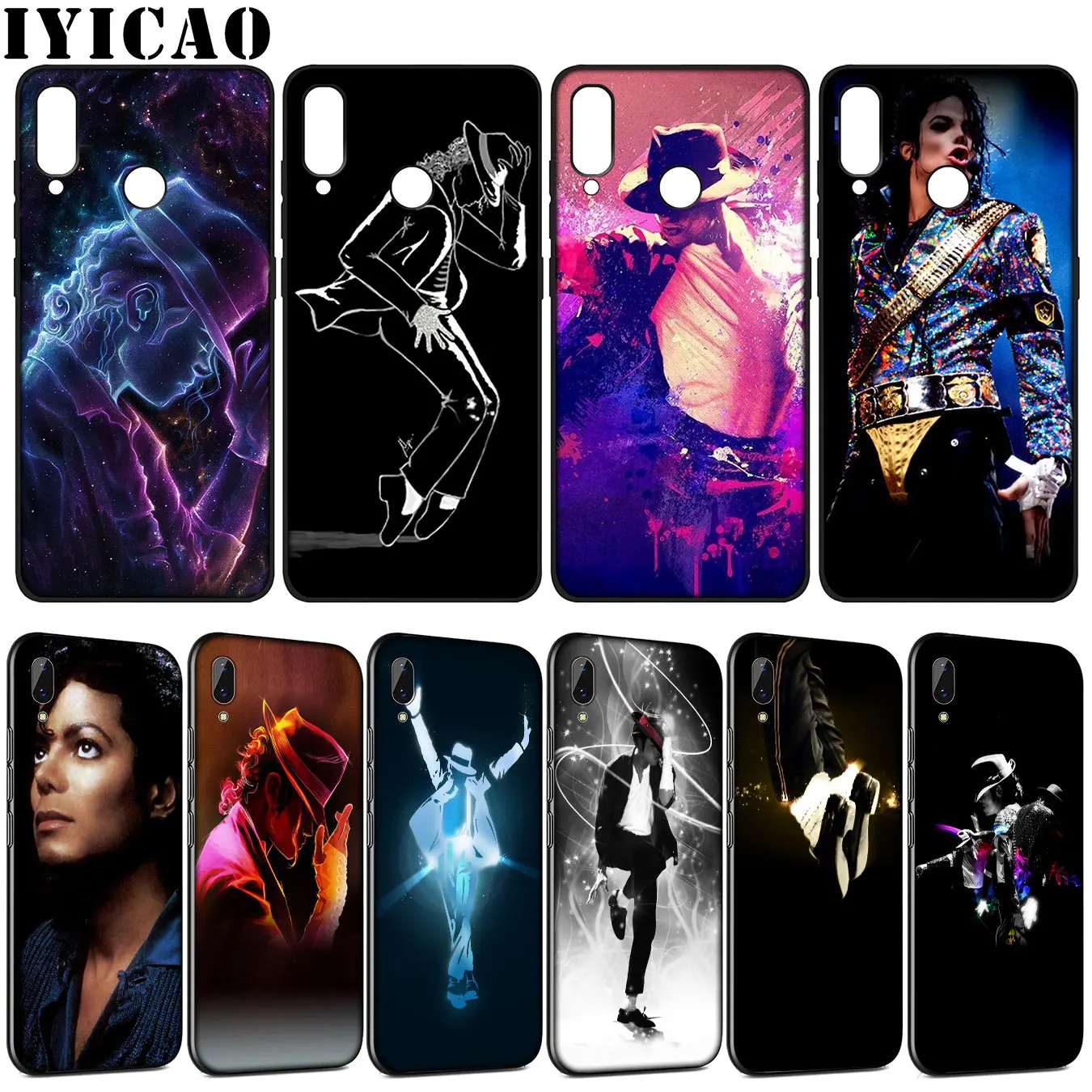Мягкий силиконовый чехол IYICAO Майкл Джексон для Huawei Y9 Y7 Y6 Prime 2019 Honor 20 10 9 9X 8C 8X 8 Lite 7C 7X