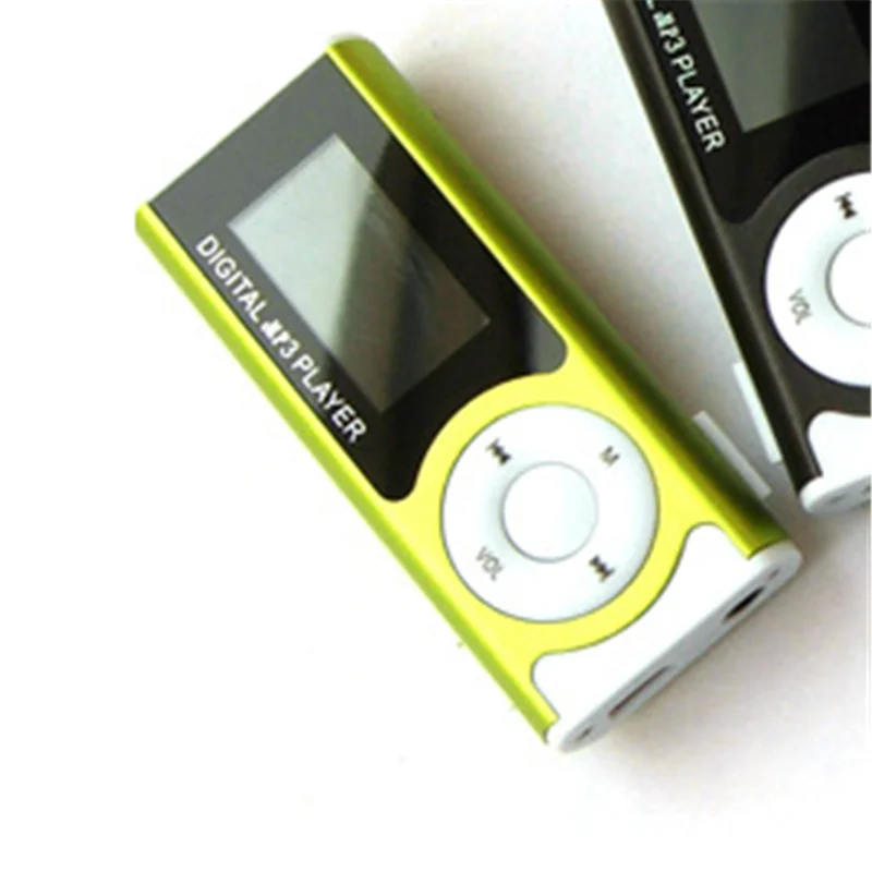 green Мини USB Клип ЖК-экран MP3-плеер медиаплеер Поддержка 16 Гб Externa Micro SD - Цвет: green