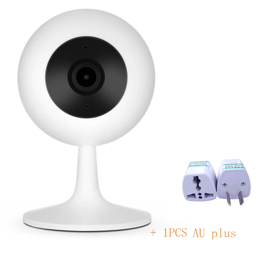 Новое прибытие Xiaomi Мини Смарт камера популярная версия 110 угол 1080P HD Ночное видение Беспроводной WiFi IP Webcam умный дом Cam APP - Цветной: white AU Plug
