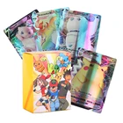 Новая французская версия карт Pokemones GX V VMAX EX MEGA, коллекция блестящих карт