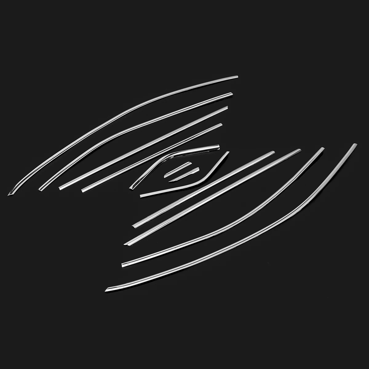 Автомобильная Верхняя Нижняя накладка на окно внешний хромированный Стайлинг из