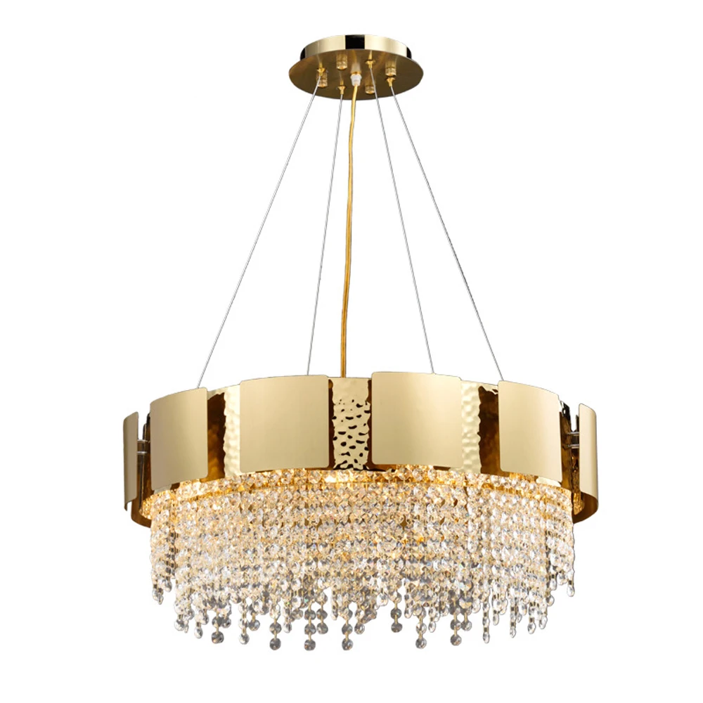 Modern Crystal Chandelier For Living Room Decoration Salon Luxury Cristal Lamp Dining Suspenstion Luminare AC110V 220v