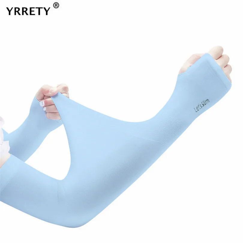 

YRRETY Arm Sleeves Bicycle Protection Running Cycling Sunscreen Warme Cover Cuff Unisex Quick Dry 1 Pair Cool Fabric Breathable