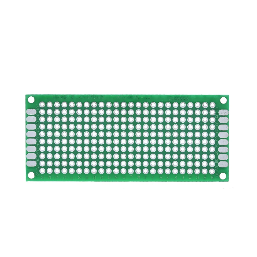 TZT 3x7 см Прототип PCB 2 слоя 3*7 см панель универсальной платы 2,54 мм зеленый