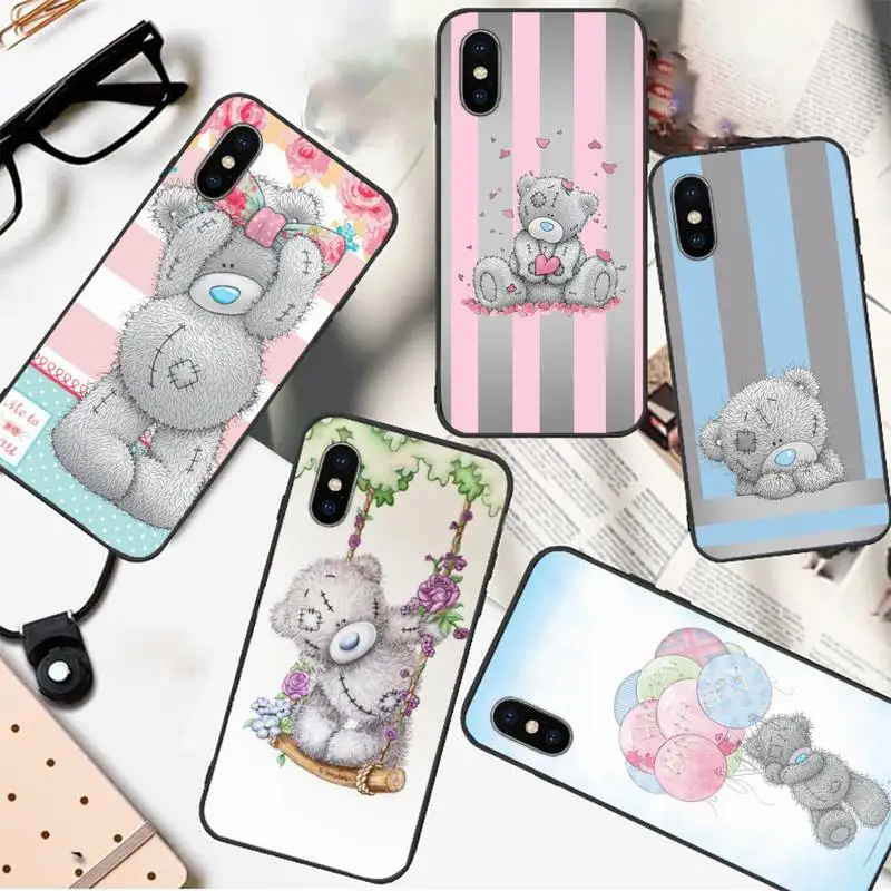 

Tatty Teddy cute cartoon bear Phone Case For iphone 12 11 13 7 8 6 s plus x xs xr pro max mini