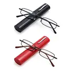 Новинка 2021, очки для чтения с чехлом в форме ручки для мужчин и женщин, ультралегкие портативные очки HD для дальнозоркости с диоптриями от 10 до + 40