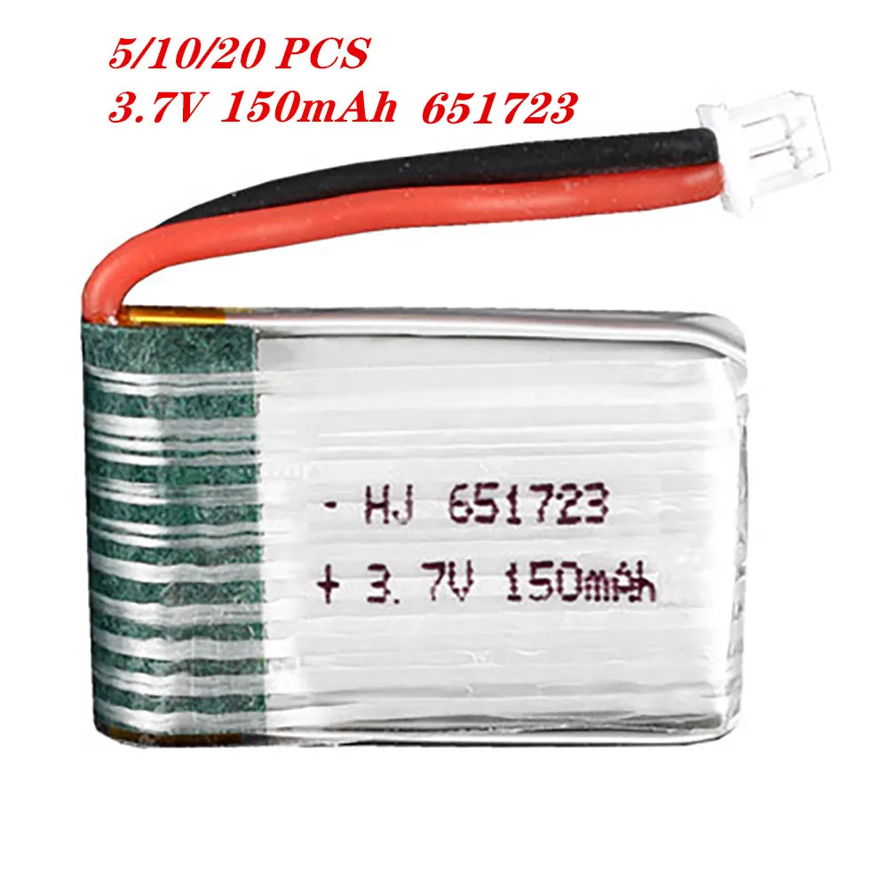 3,7 V 150 мА/ч, 30C Lipo Батарея для E010 E010C E011 E013 H36 F36 NH010 Батарея запасные части для радиоуправляемого квадрокоптера Запчасти 5/10/20 штук Батарея набор